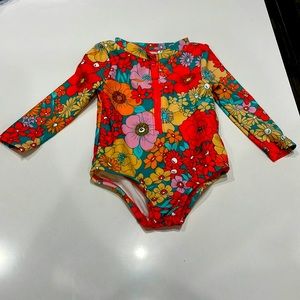 Carter’s baby girl one piece rashguard